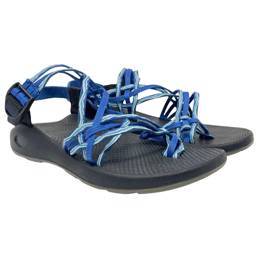 Chaco Women's Blue Multi-Strap Outdoor Sandals